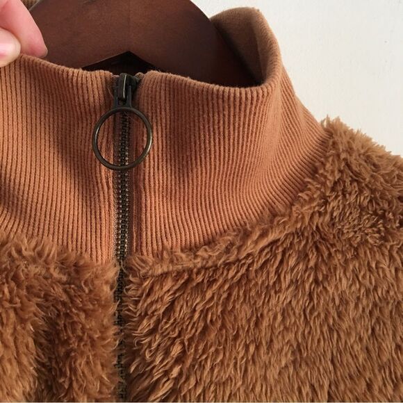 Teddy Fleece Half Zip Pullover | Size Small - Picture 3 of 7